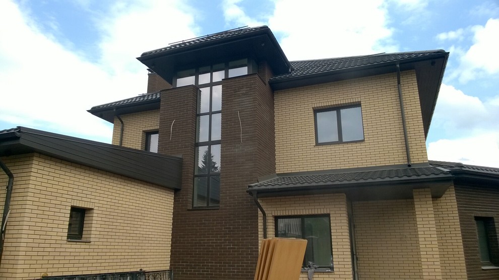 ПРОЕКТ КОТТЕДЖА с ИНТЕРЬЕРАМИ И БЛАГОУСТРОЙСТВОМ