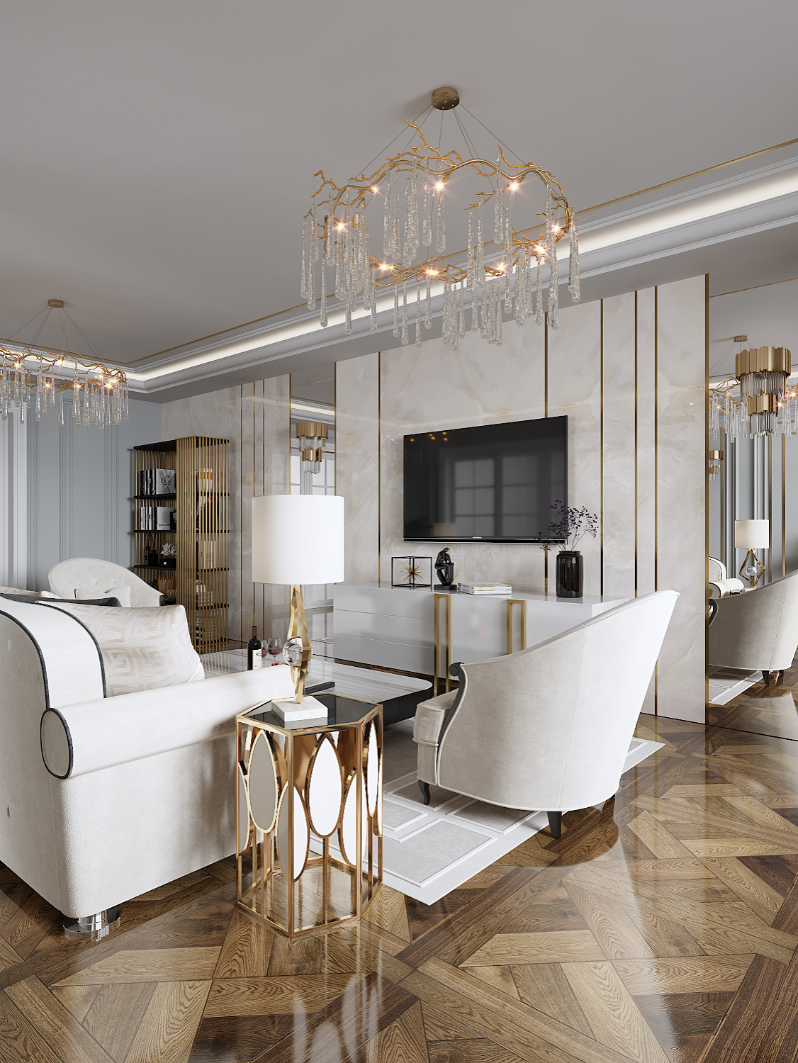 ГОСТИНАЯ в классическом стиле