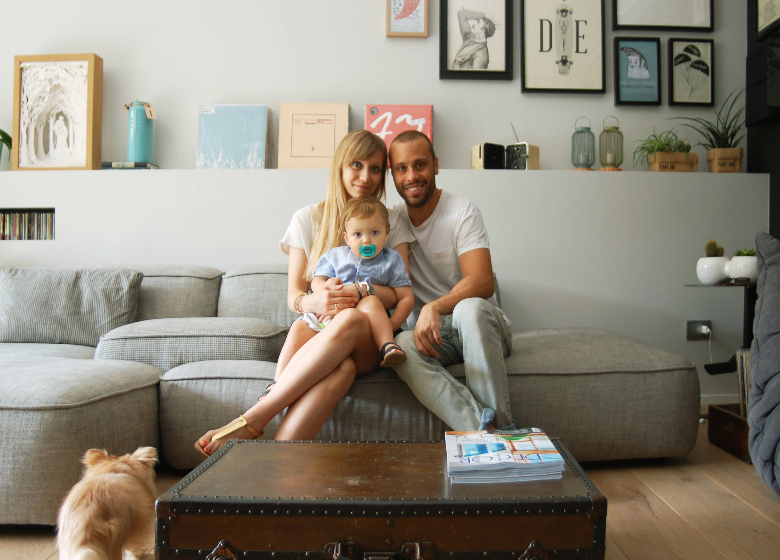 Houzz Италия: Винтаж и современность в доме открытых пространств