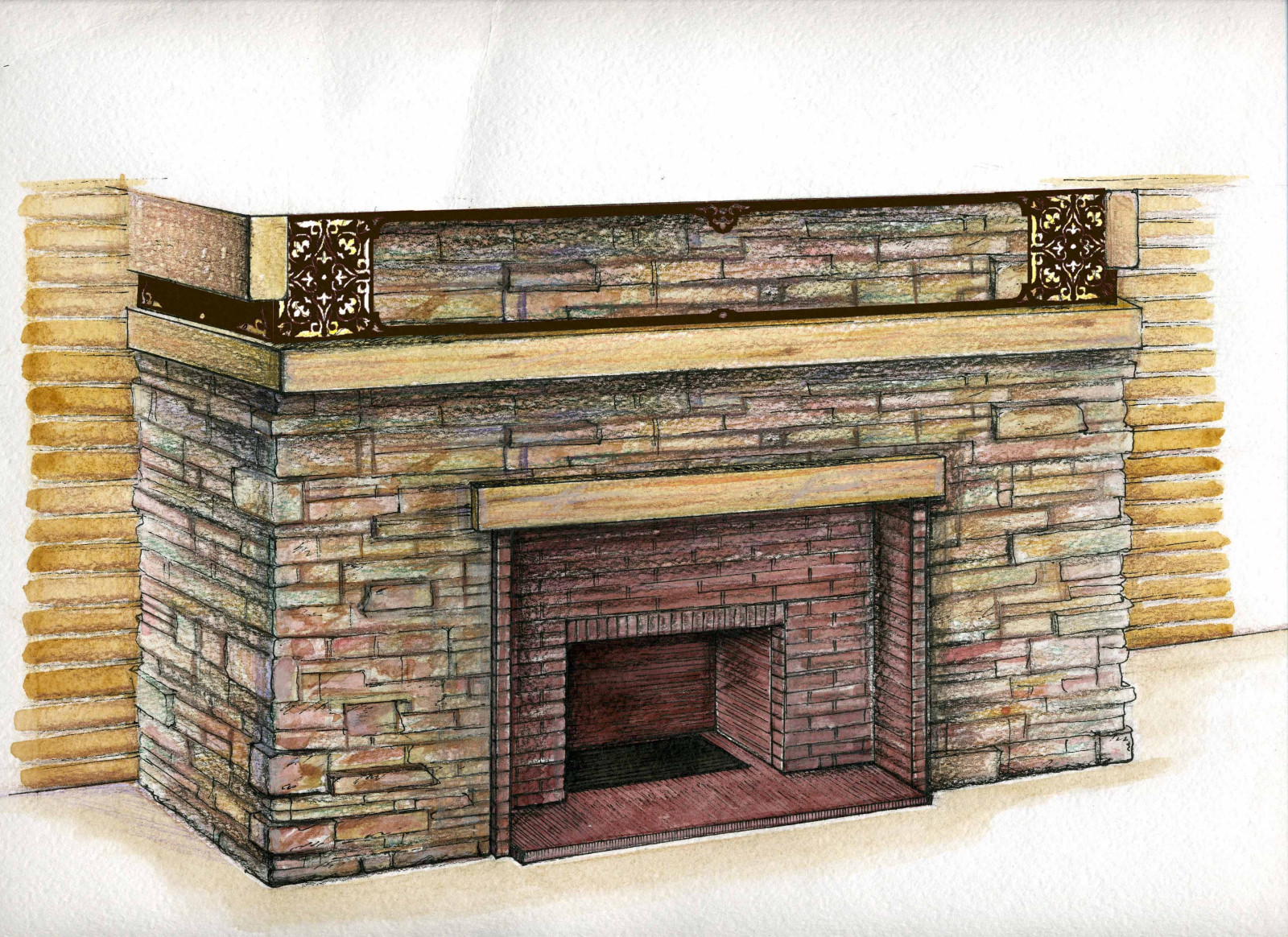 Частный деревянный дом. В соавторстве с Анастасией Гавриловой.