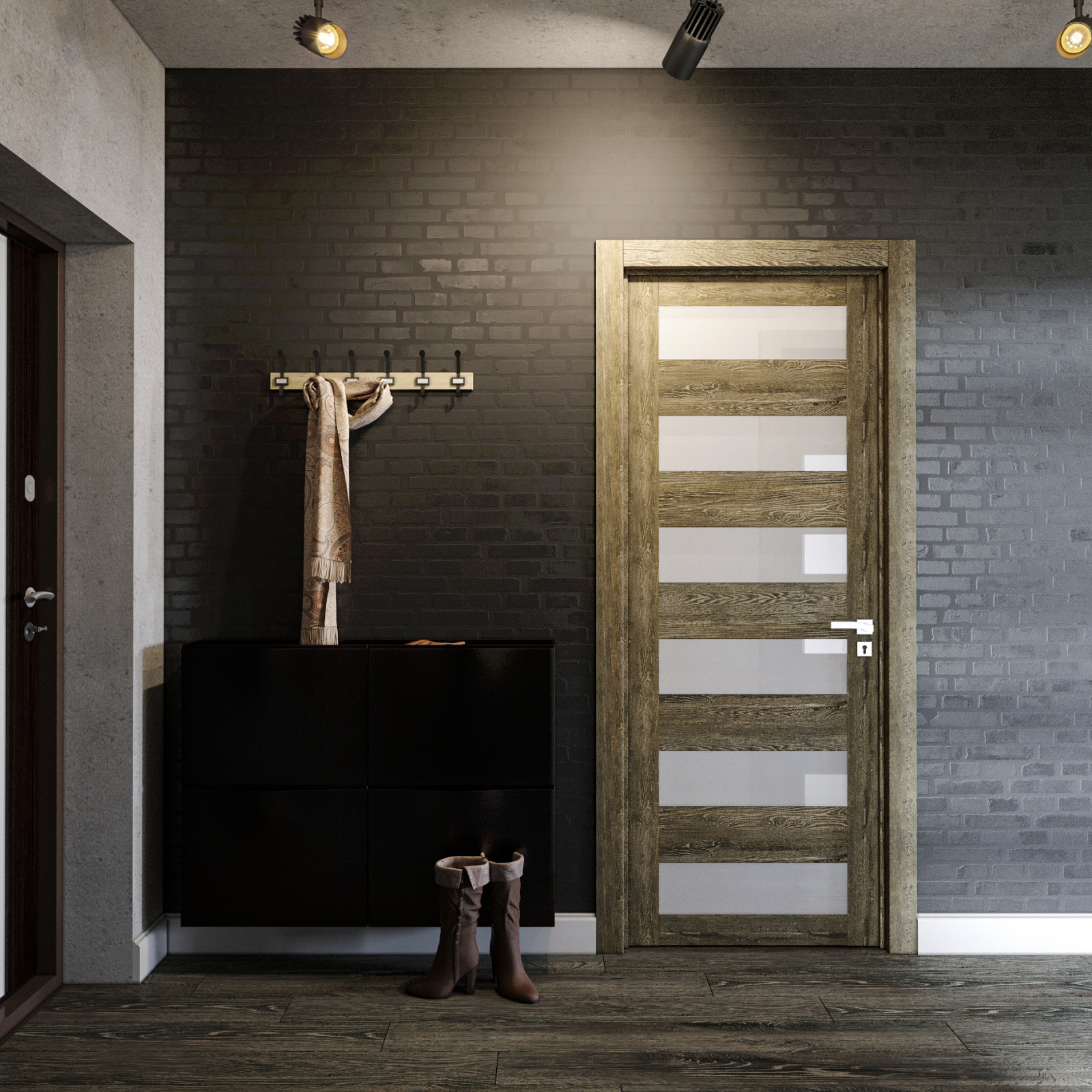 Квартира студия в стиле лофт для молодой пары в г.Ростов-на-Дону