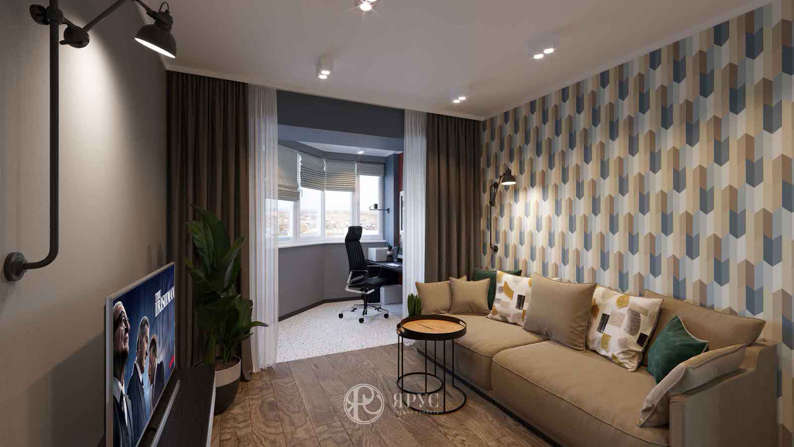 Дизайн-проект четырёхкомнатной квартиры