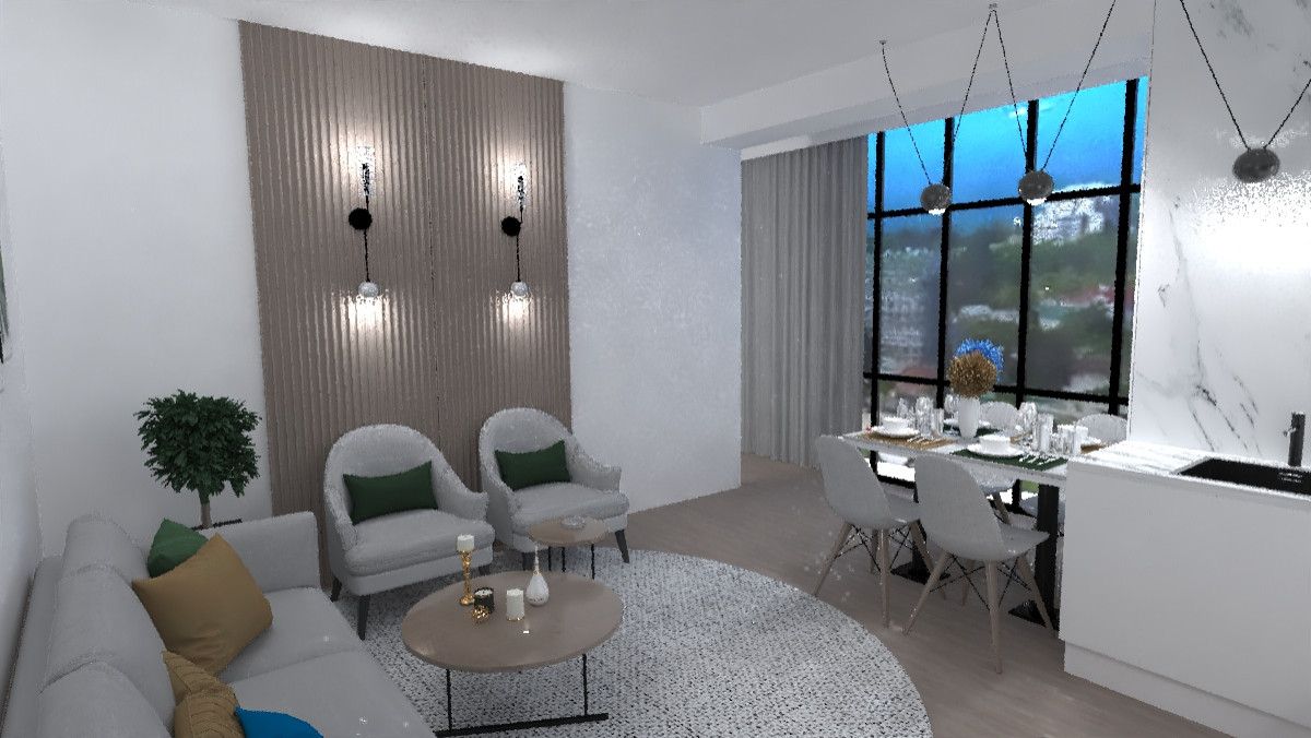 3 вариант квартиры в Сочи изолированный