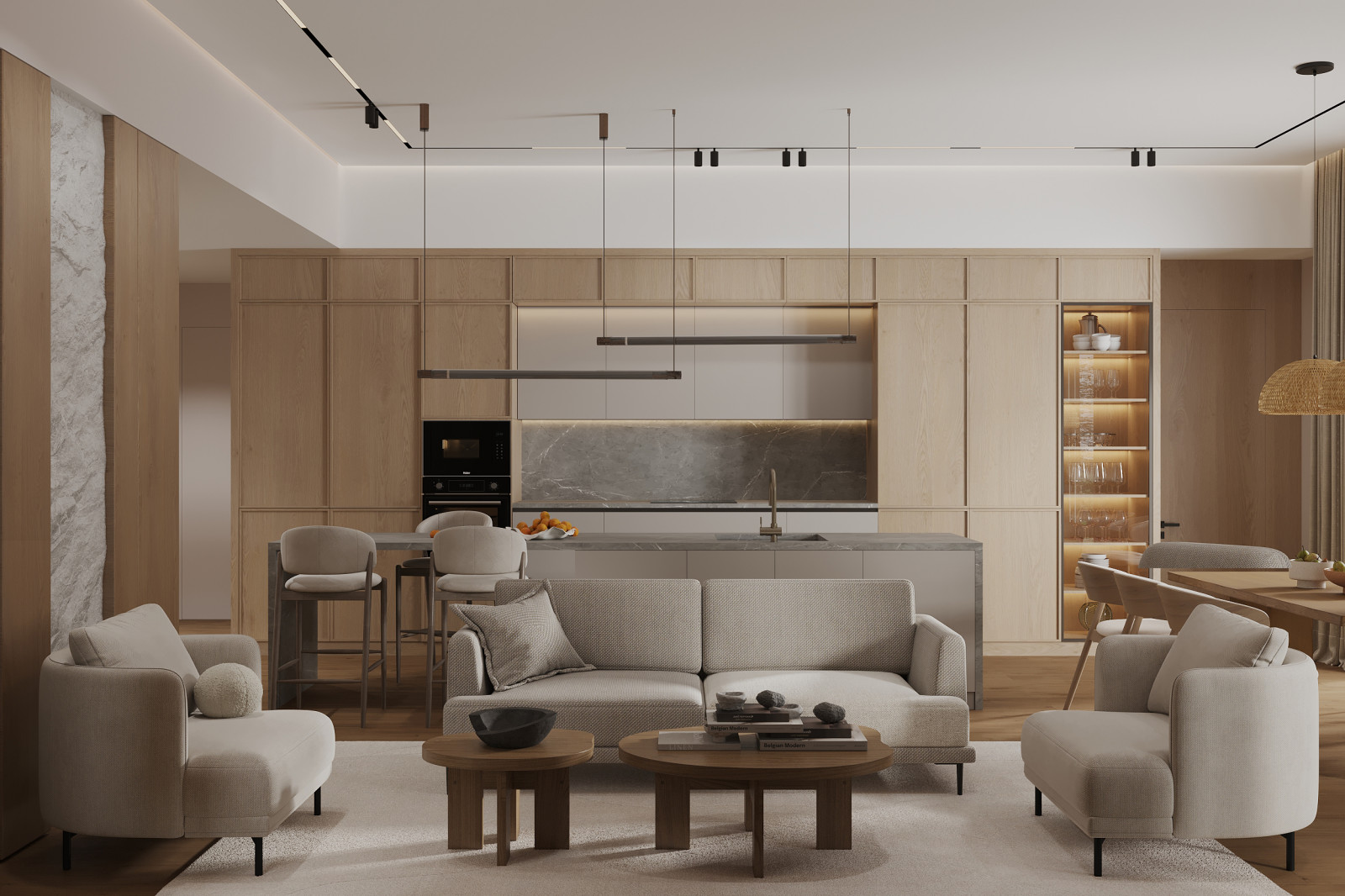 Интерьер дома в КП Урман