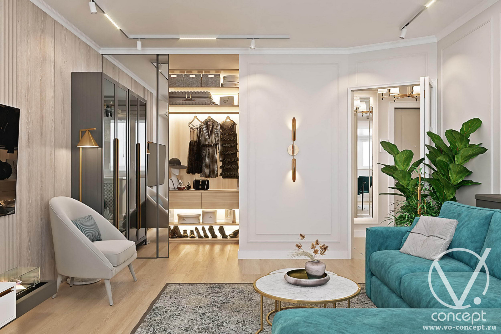 Однокомнатная квартира на востоке Москвы. 45 м.кв.