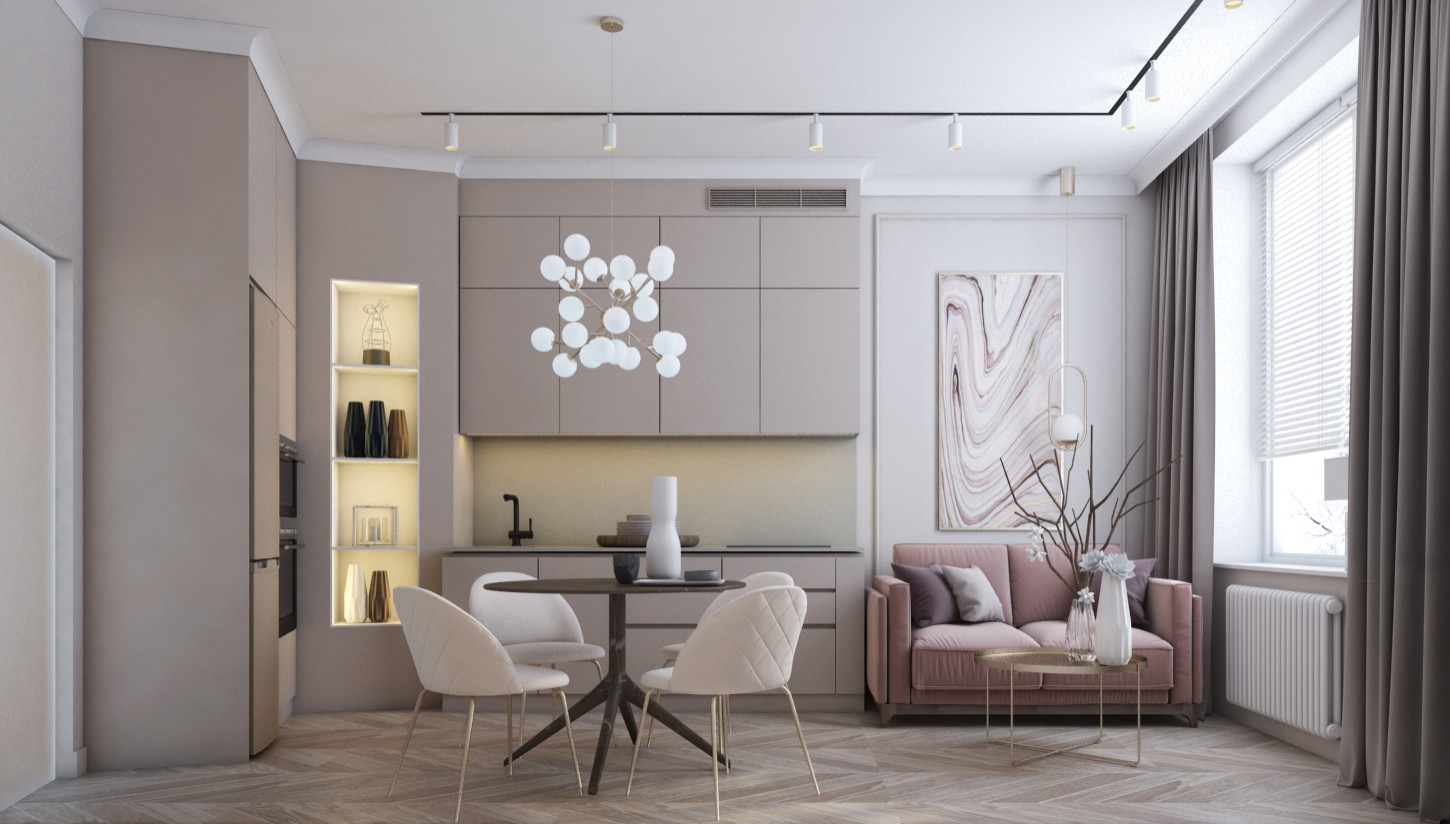 Однокомнатная квартира, ЖК Сердце Столицы.