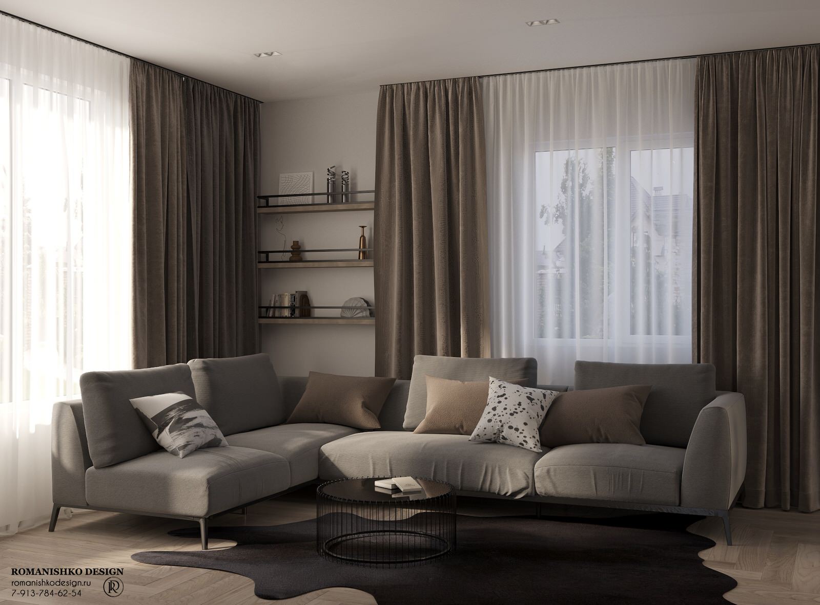 Дизайн частного дома от компании "УДачный дом"