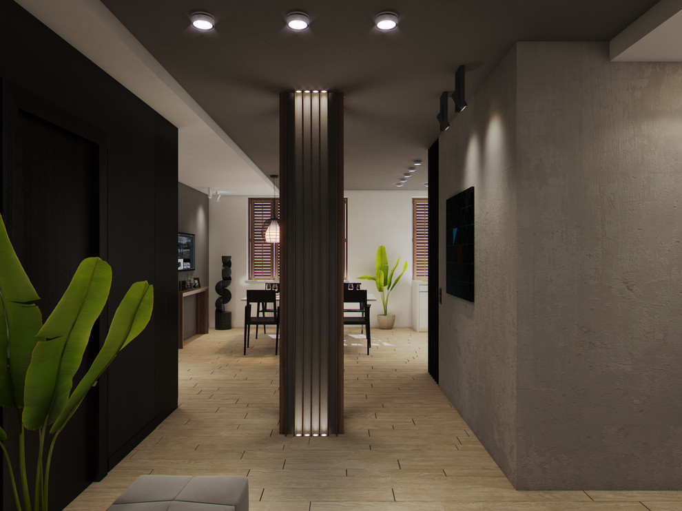 Loft в темных тонах