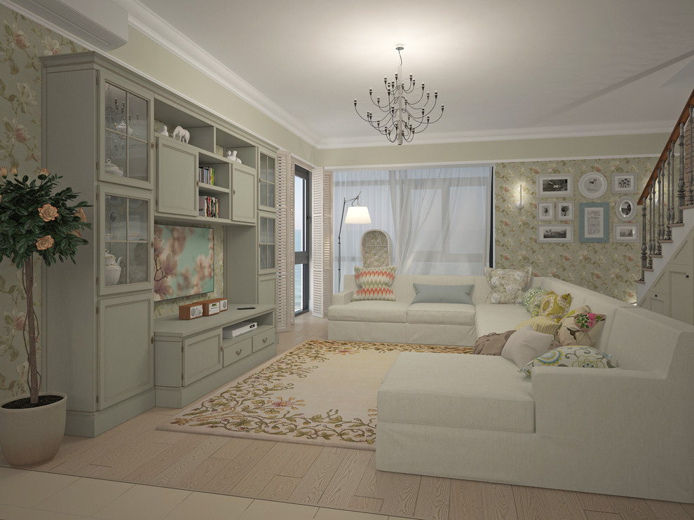 Кухня-гостиная в Классическом стиле