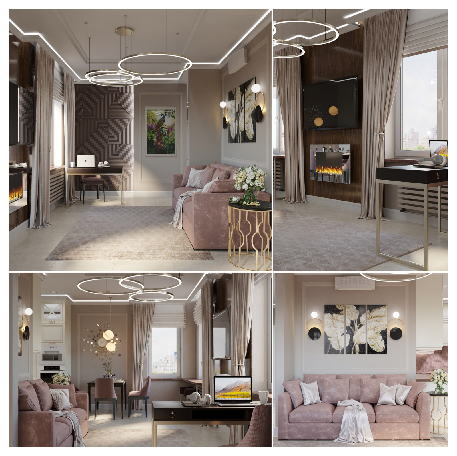 Дизайн квартиры в стиле неоклассика