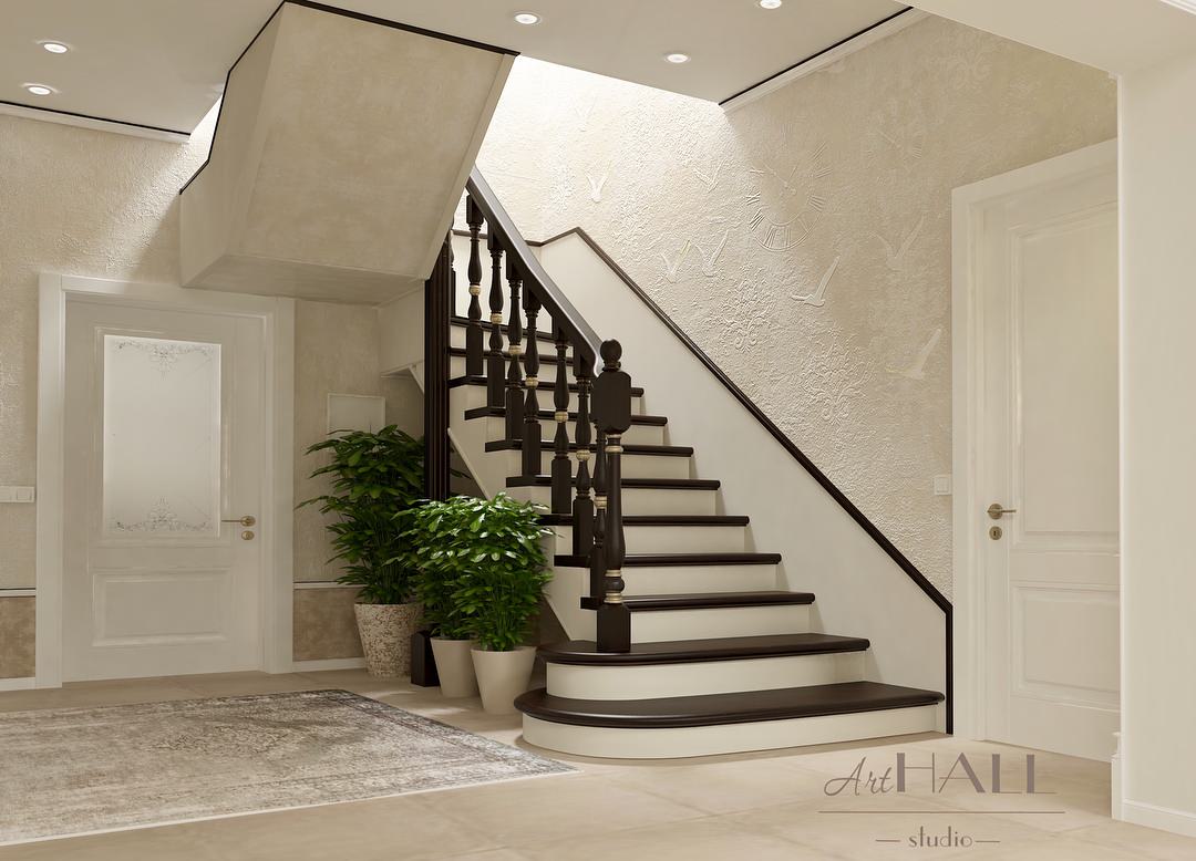 Дизайн загородного дома в неоклассическом стиле