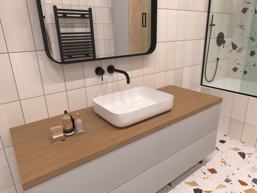 Современный интерьер двухуровневой квартиры