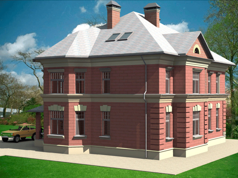 Малоэтажная архитектура, интерьеры коттеджа.