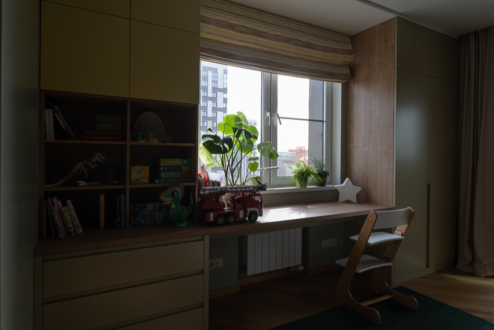 Кухонный гарнитур с фасадами в потолок от INTERIERNO