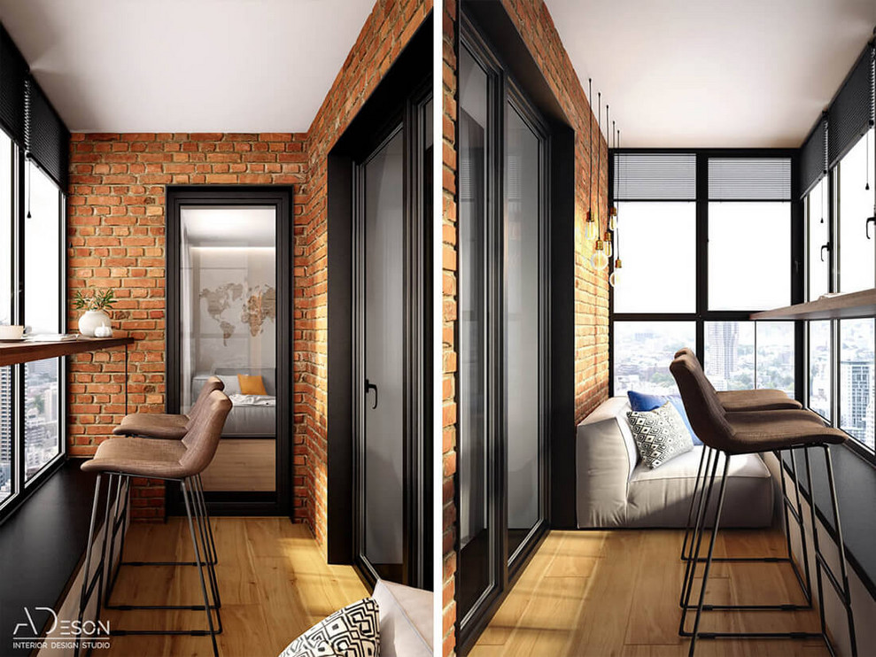 Бетон и дерево