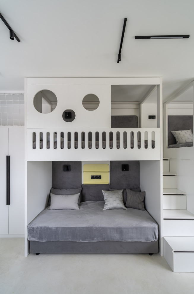 Наш микроцемент на полах в проекте "Квартирного вопроса"