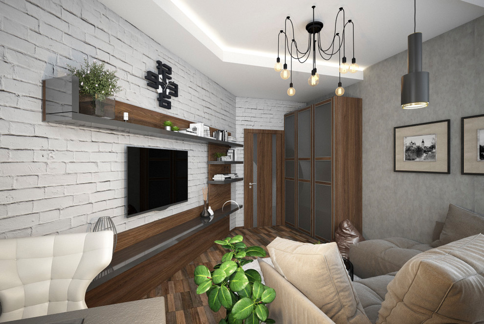 LOFT для молодой семьи. 60м2