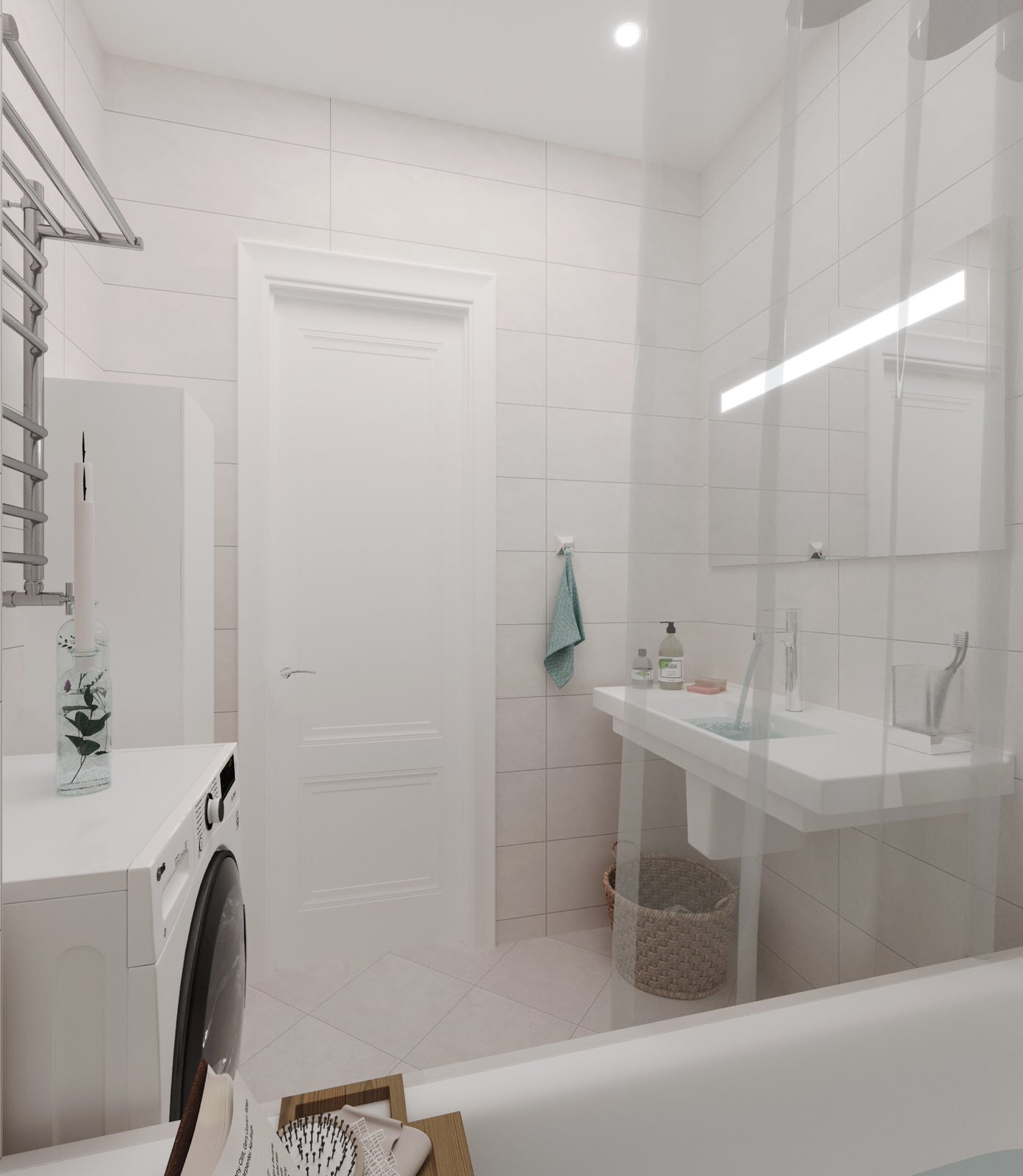 Дизайн проект однокомнатной квартиры в ЖК Кремлевские звезды