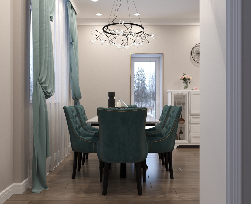 Проект реконструкции первого этажа дома в г. Отрадное, 75м.кв.