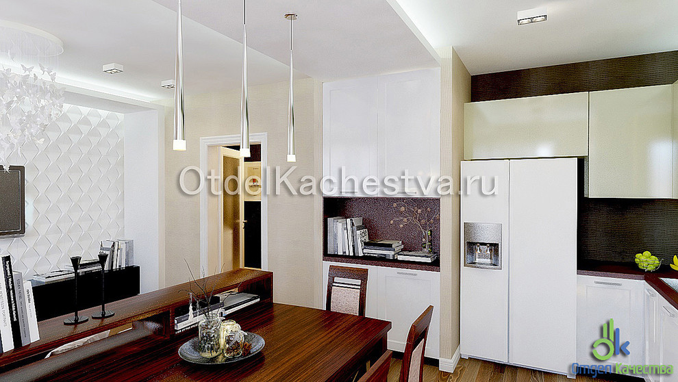 Обложка проекта: Работаем над проектом (продолжение): дизайн 4-х комнатной квартиры в Петербурге