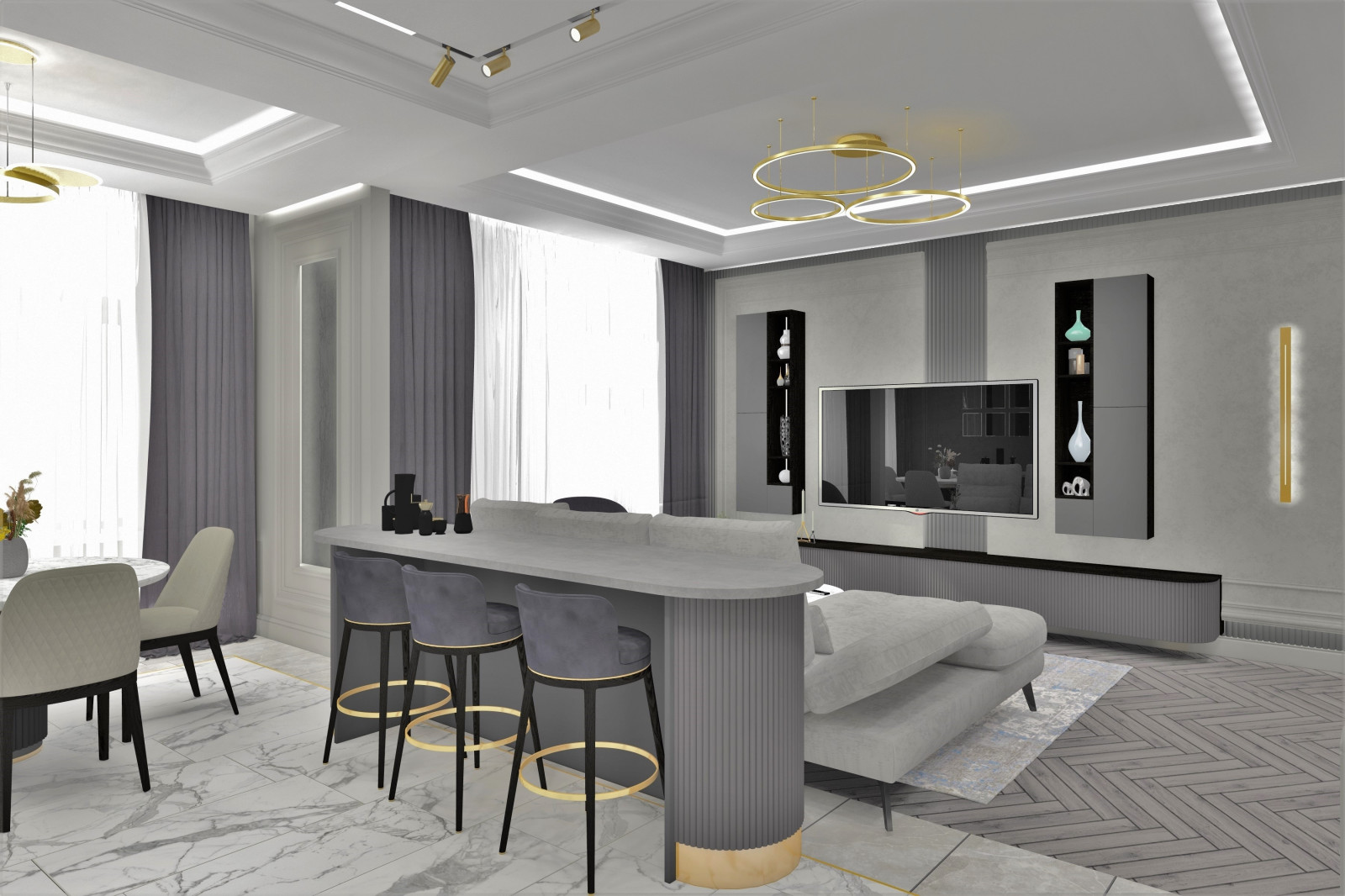 Все оттенки серого. Санкт - Петербург. Квартира