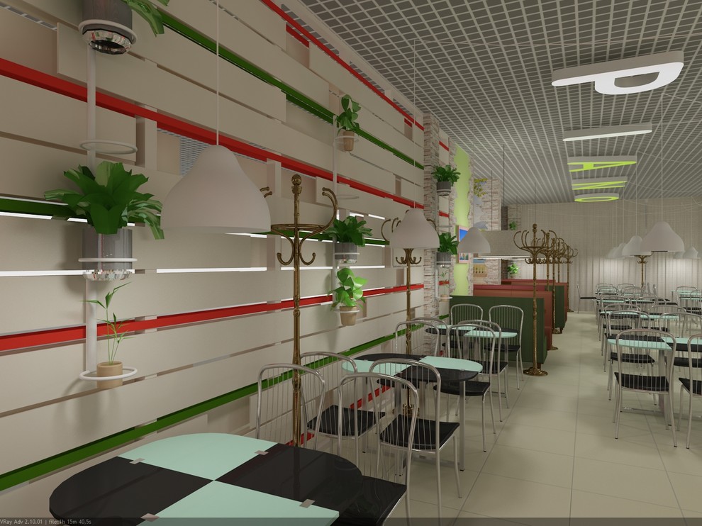 Обложка проекта: Дизайн кафе.