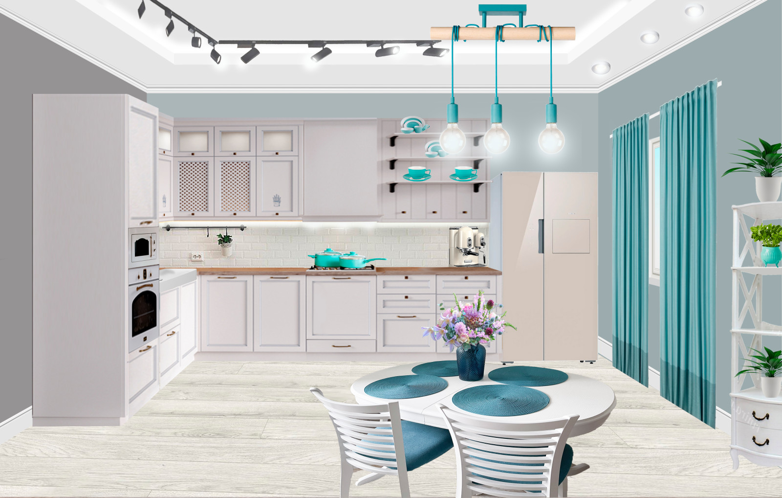 Таунхаус в ЖК "Совушки" Эскизный проект.