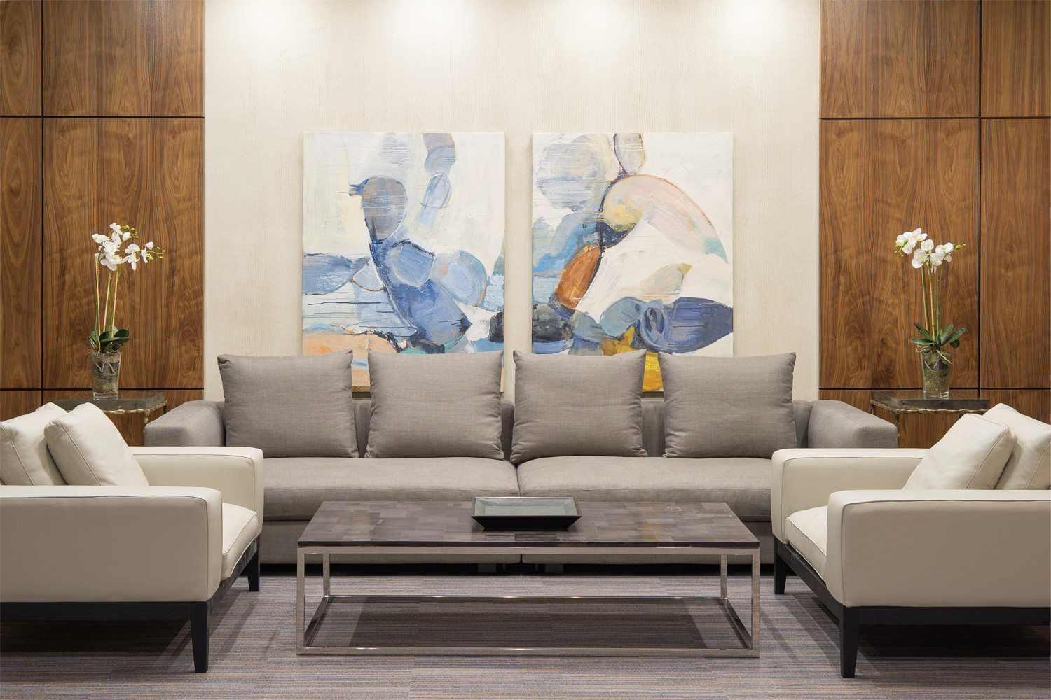 Обложка проекта: Кабинет руководителя банка 72 м2