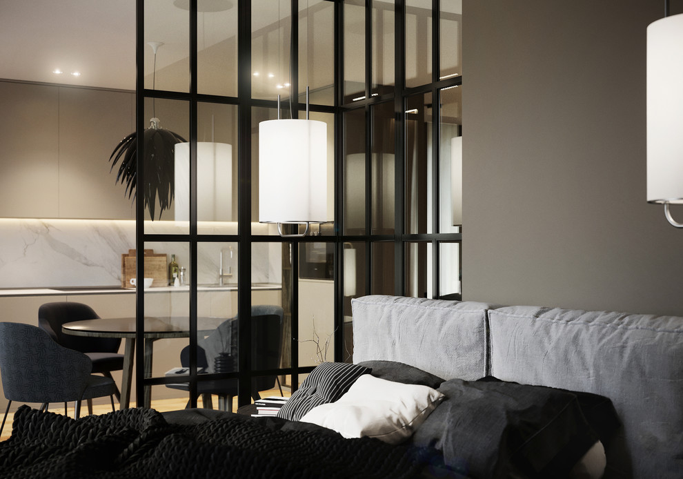 Обложка проекта: Аппартаменты в стиле контемпорари