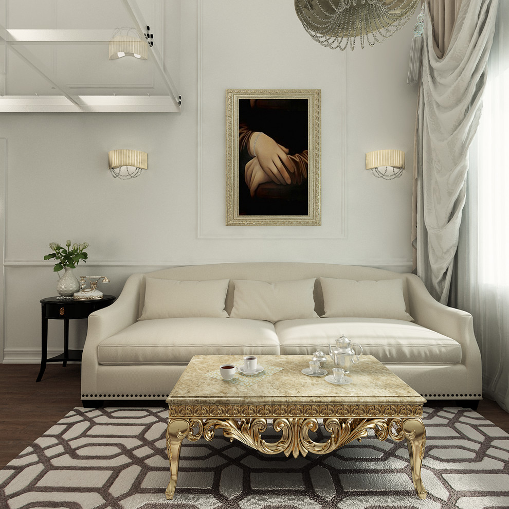 Квартира со стеклянным перекрытием