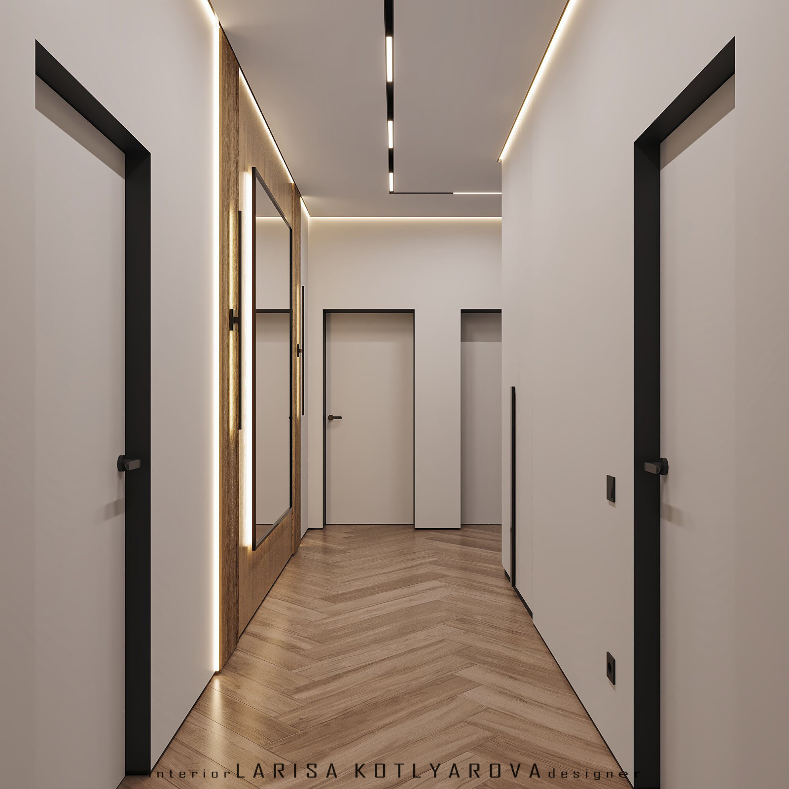 Дизайн-проект дома 105 кв.м. г. Ростов-на-Дону