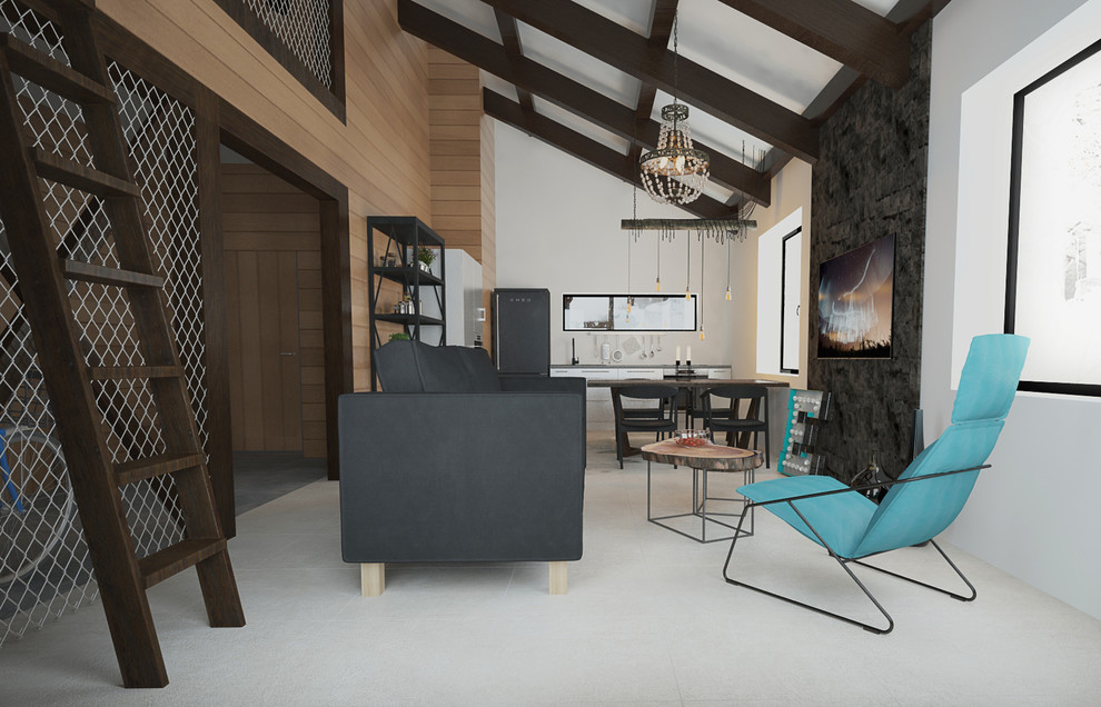 Дом из бруса, интерьер и экстерьер