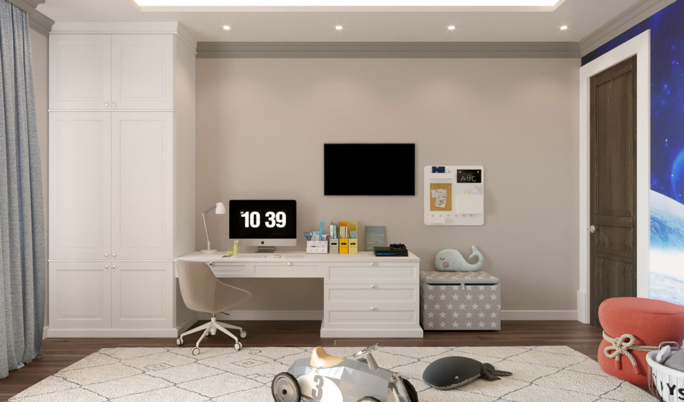 Воздушный интерьер для большой семьи