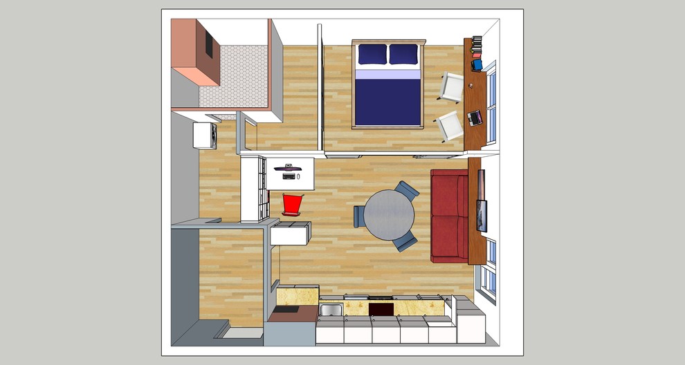 Форэскиз будущей квартиры сына.