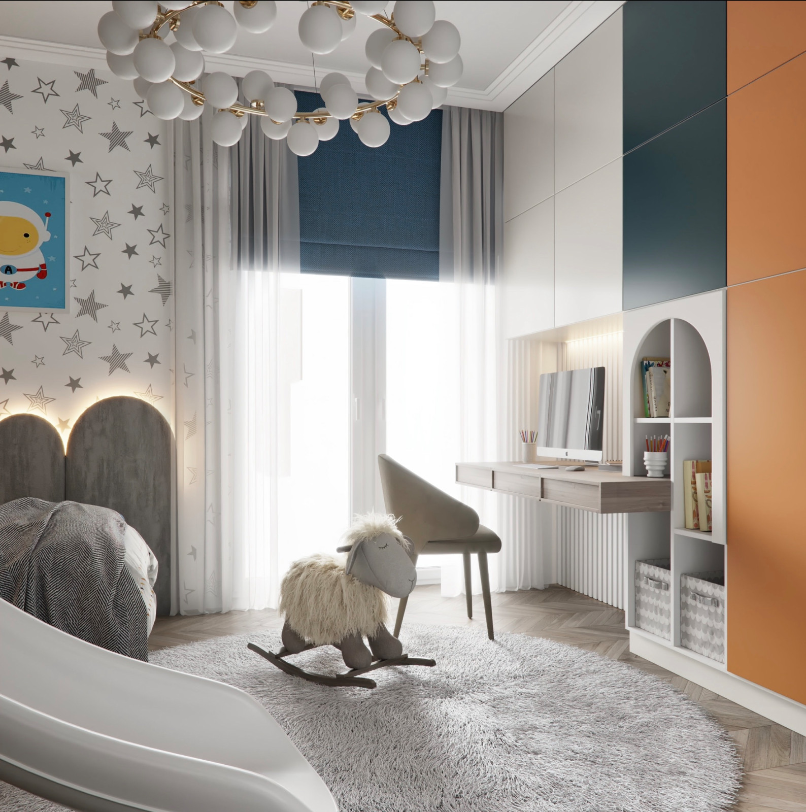 Обложка проекта: Детская комната для мальчика