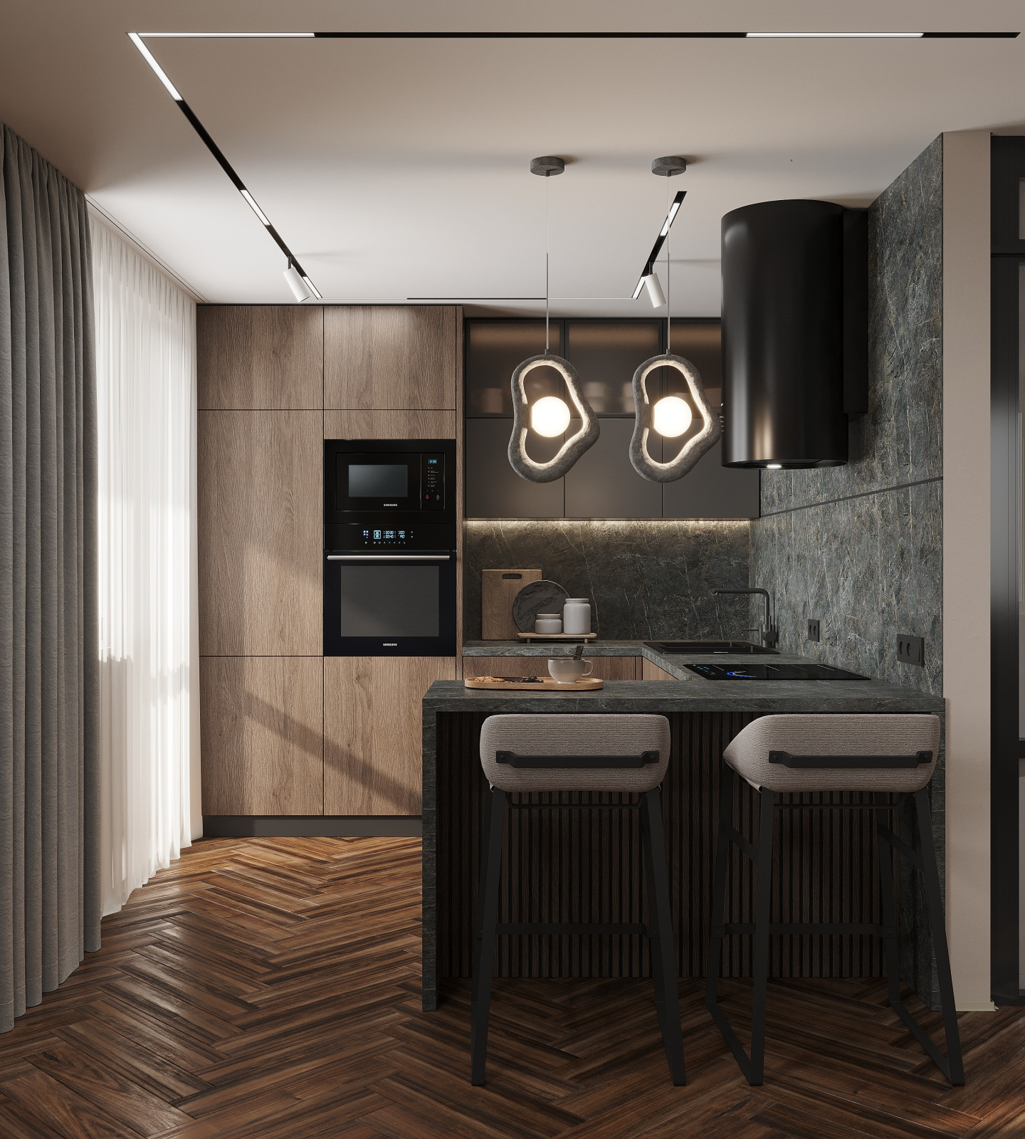 Обложка проекта: Квартира 90 м.кв. ЖК Волжский квартал