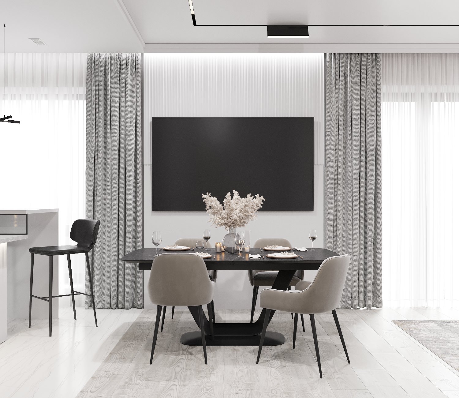 Обложка проекта: Монохром. Проект коттеджа в Тюмени