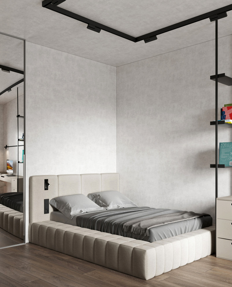 Брутальная квартира для семьи с ребенком