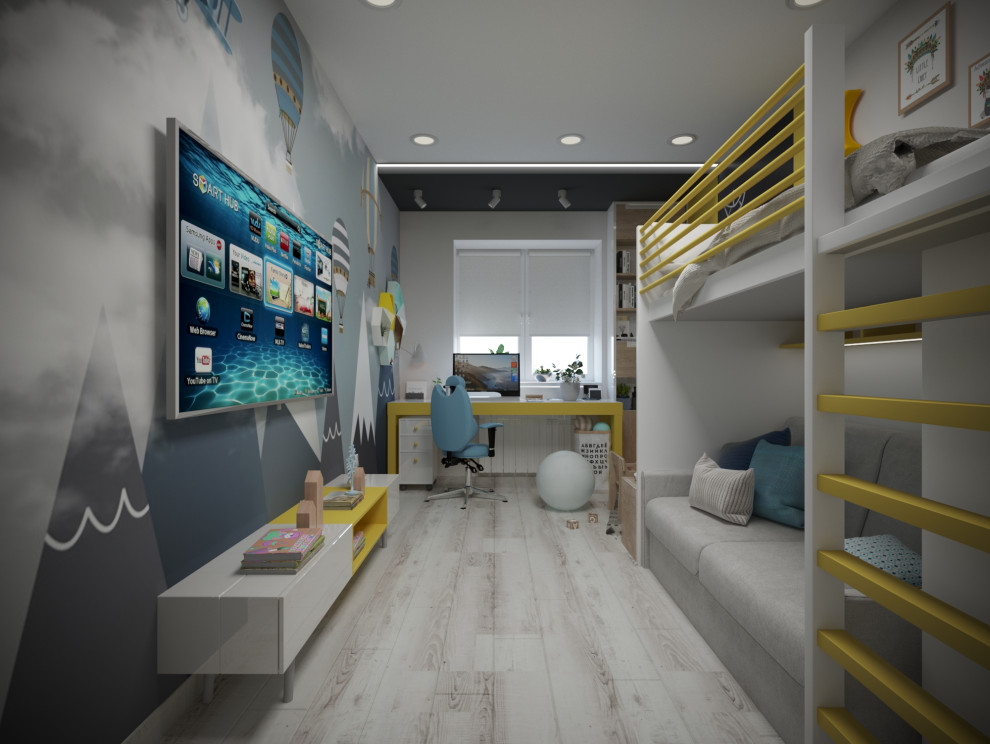 Современный проект квартиры для молодой семьи!