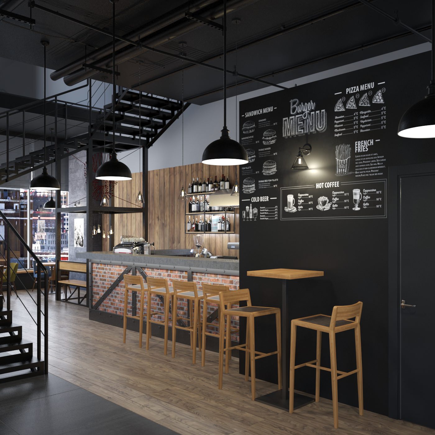 Кафе-бургерная в деловом комплексе «Основа центр»