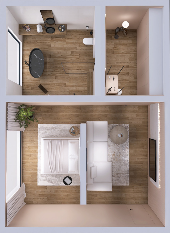 Обложка проекта: Рассвет в большом городе