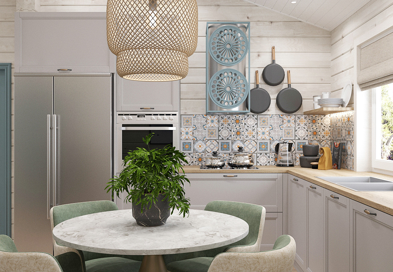 Интерьер деревянного дома