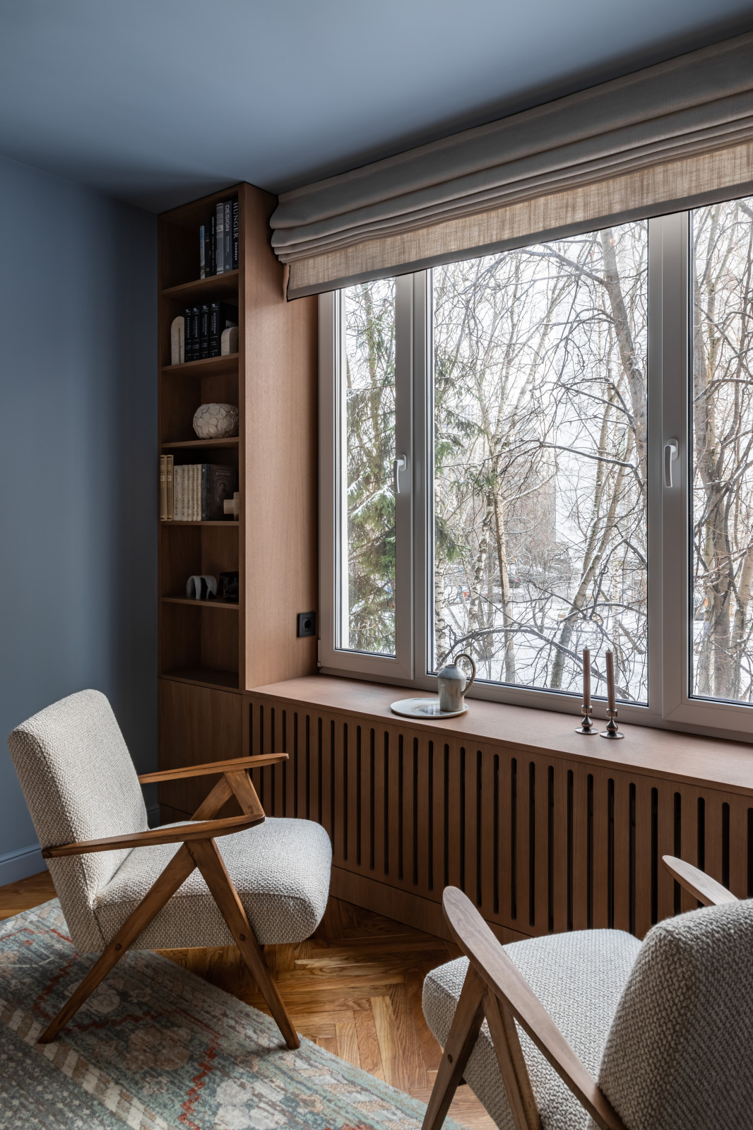 Уютная однокомнатная квартира с большим окном