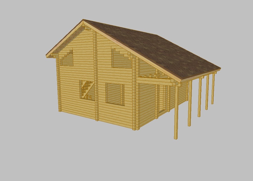 Проекты деревянных домов из ТермоБруса