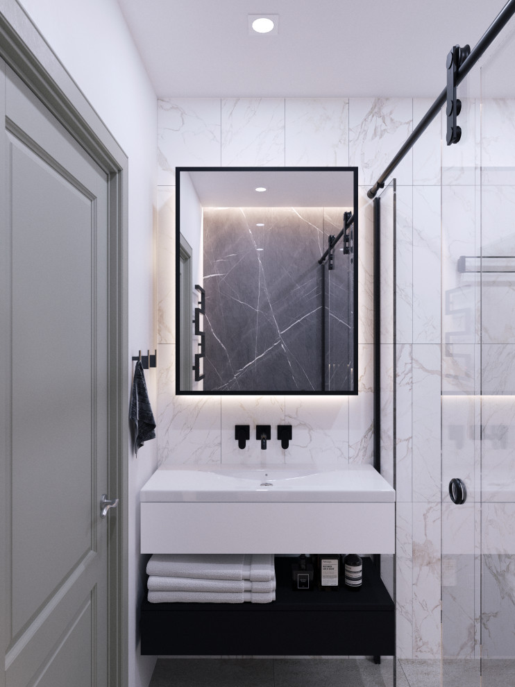 Дизайн проект каркасного дома в коттеджном поселке "Чайка", Московская область