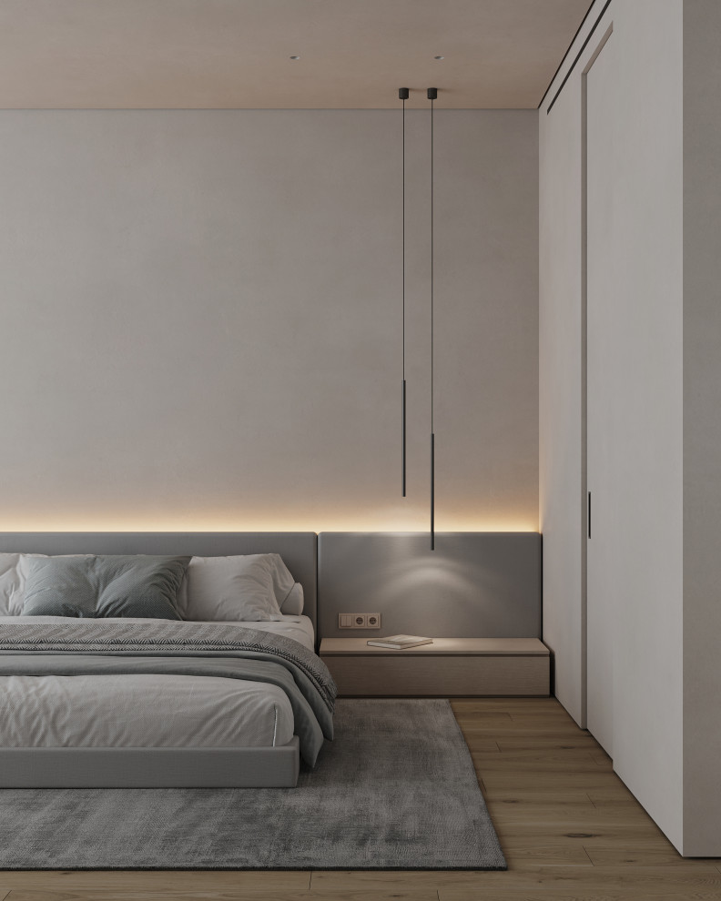 Спальня в стиле минимализм