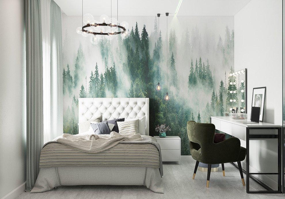 Дом с сеткой между первым этажом и вторым светом в Якутске.