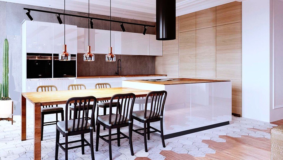 Квартира с элементами сканди стиля