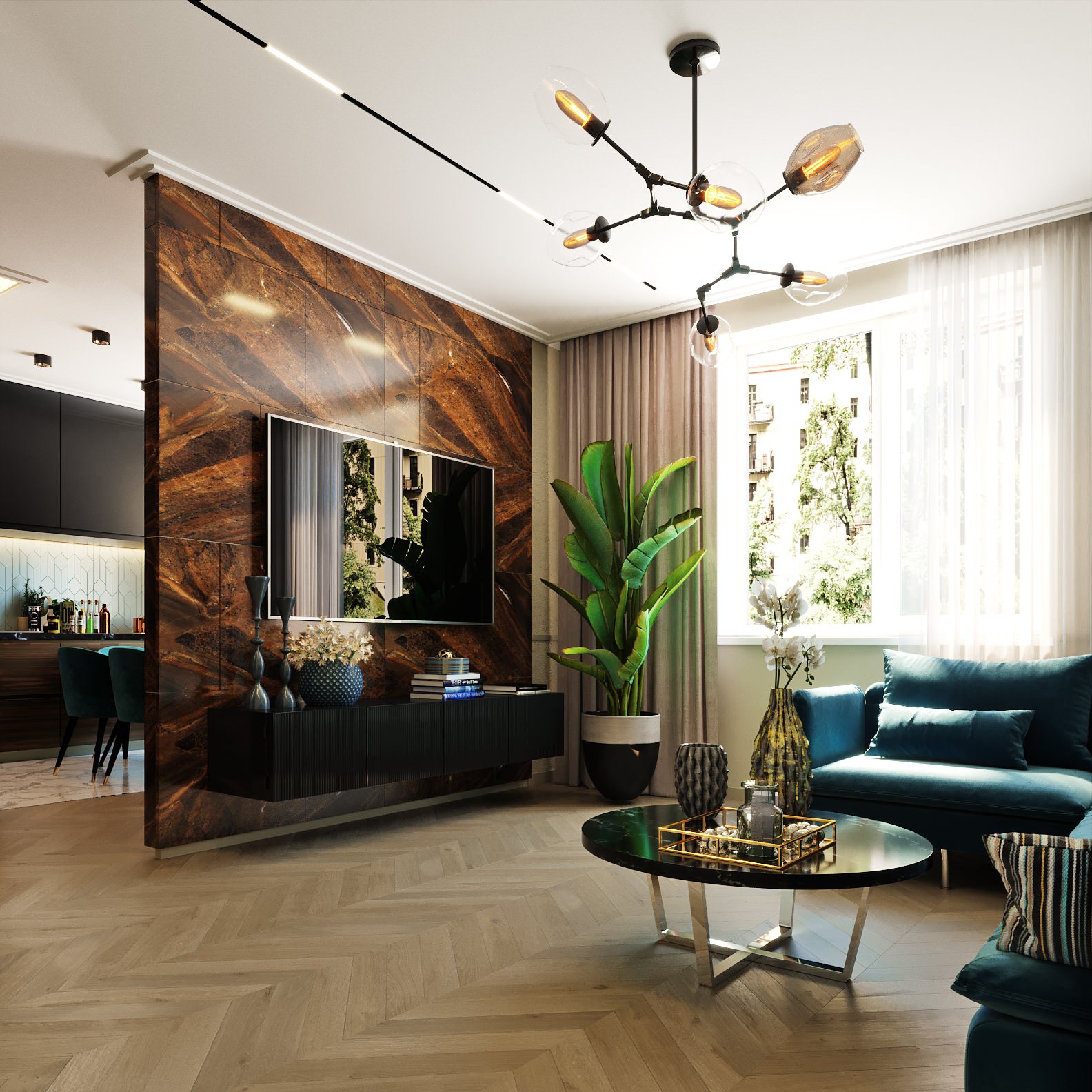 Трёхкомнатная квартира в ЖК "Феникс" 110 кв.м