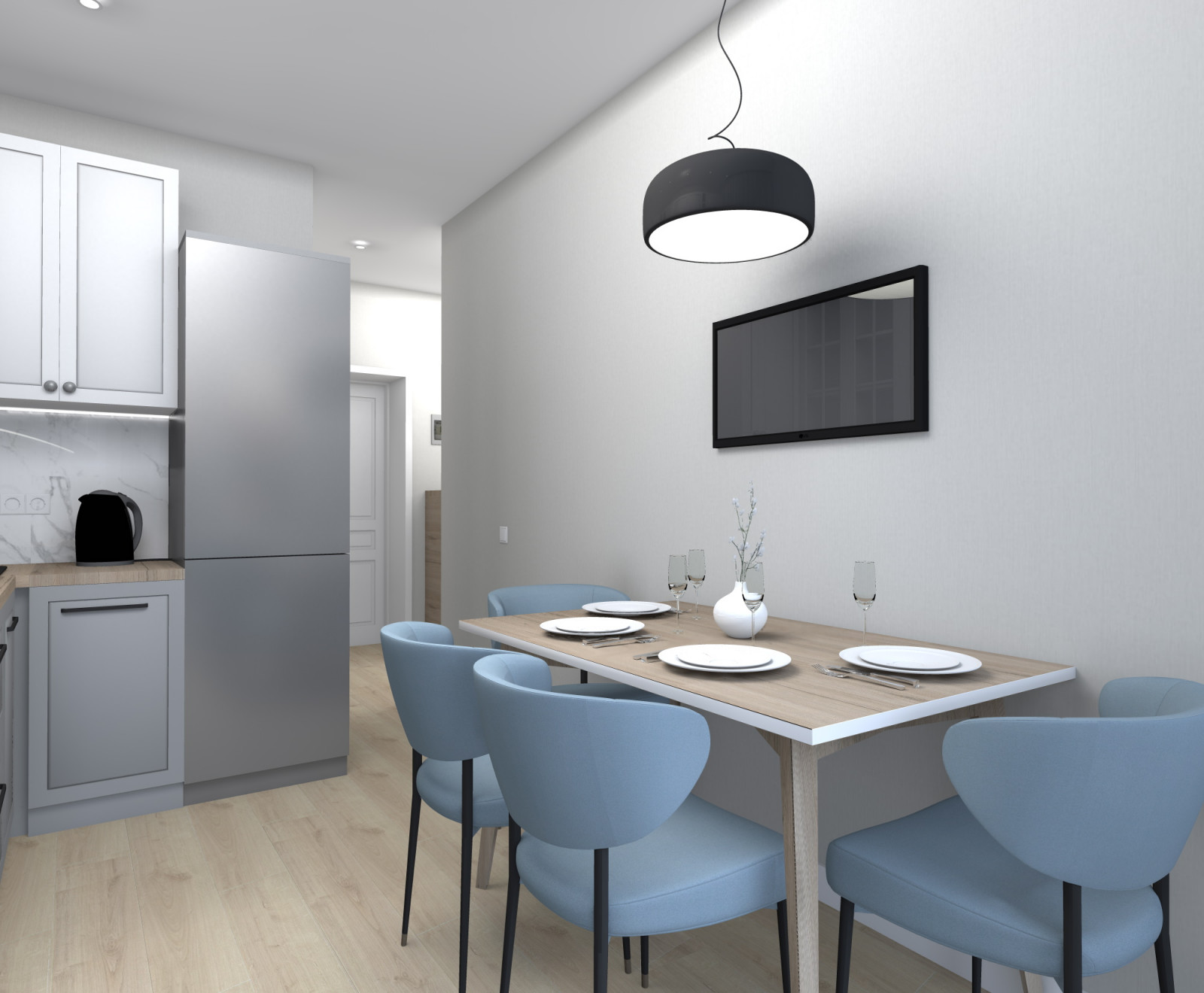 Дизайн-проект двухкомнатной квартиры по ул. Суворова